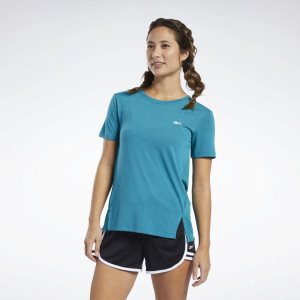 Reebok Workout Ready Supremium T Shirt Damen - Türkis - DE 698-XRZ